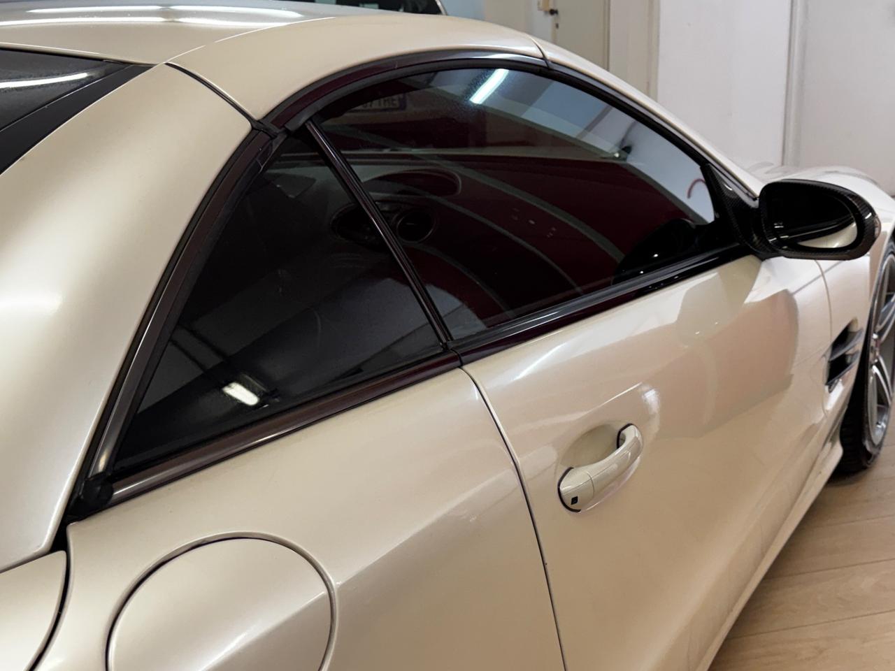 Mercedes-benz SL 500 350 Cabrio-Bianco Perla- Pack AMG-18”-Unica