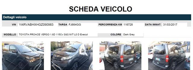 TOYOTA Proace Verso 1.6D L0 D Executive