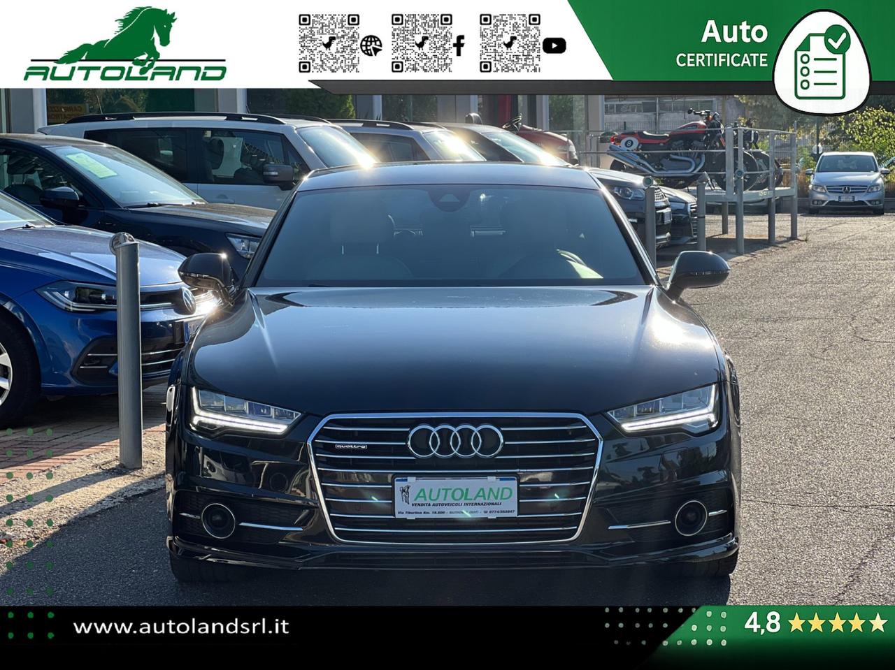 Audi A7 Sportback 3.0 tdi quattro 272cv S-Line ACC - 20" - Frecce Dinamiche