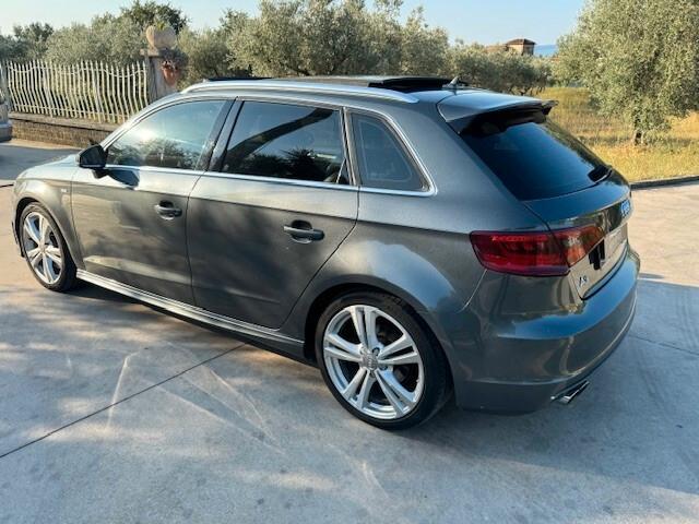 Audi A3 2.0 TDI 184 CV quattro S tronic S line tetto apribile