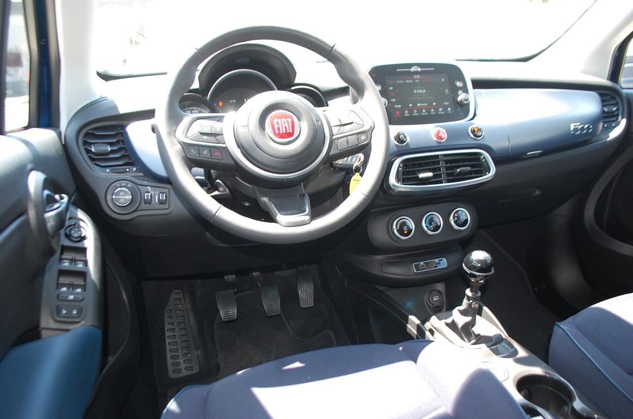 Fiat 500X 1.3 mjet Club 95CV Uff Italy Lega USB Bluetooth