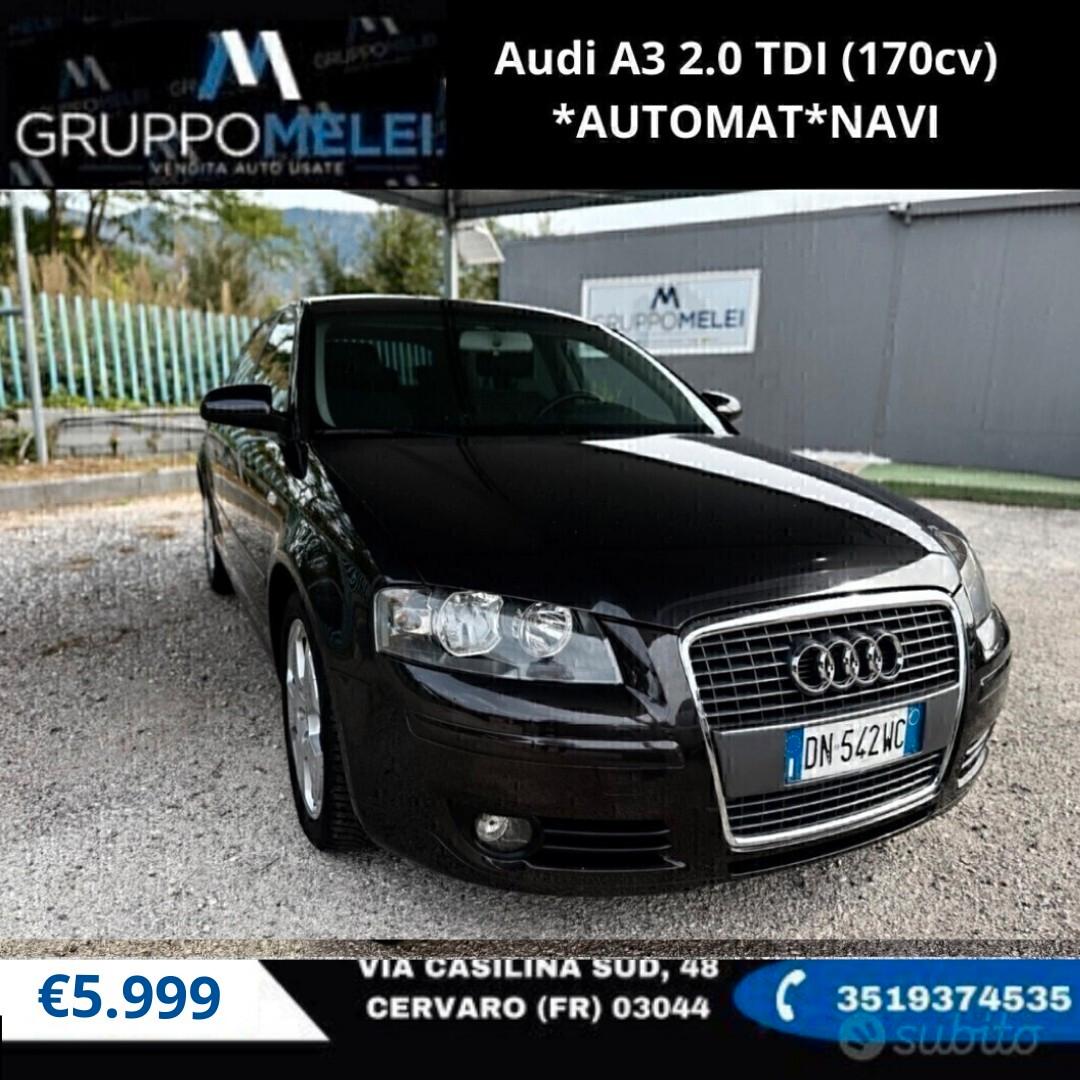 Audi A3 2.0 TDI (170cv) *AUTOMAT*NAVI