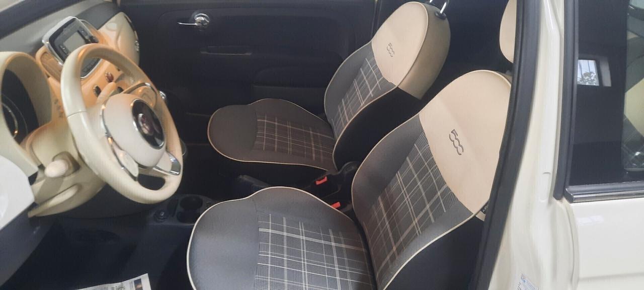 Fiat 500 cc0.9 twinair turbo benzina cambio automatico anno 2016