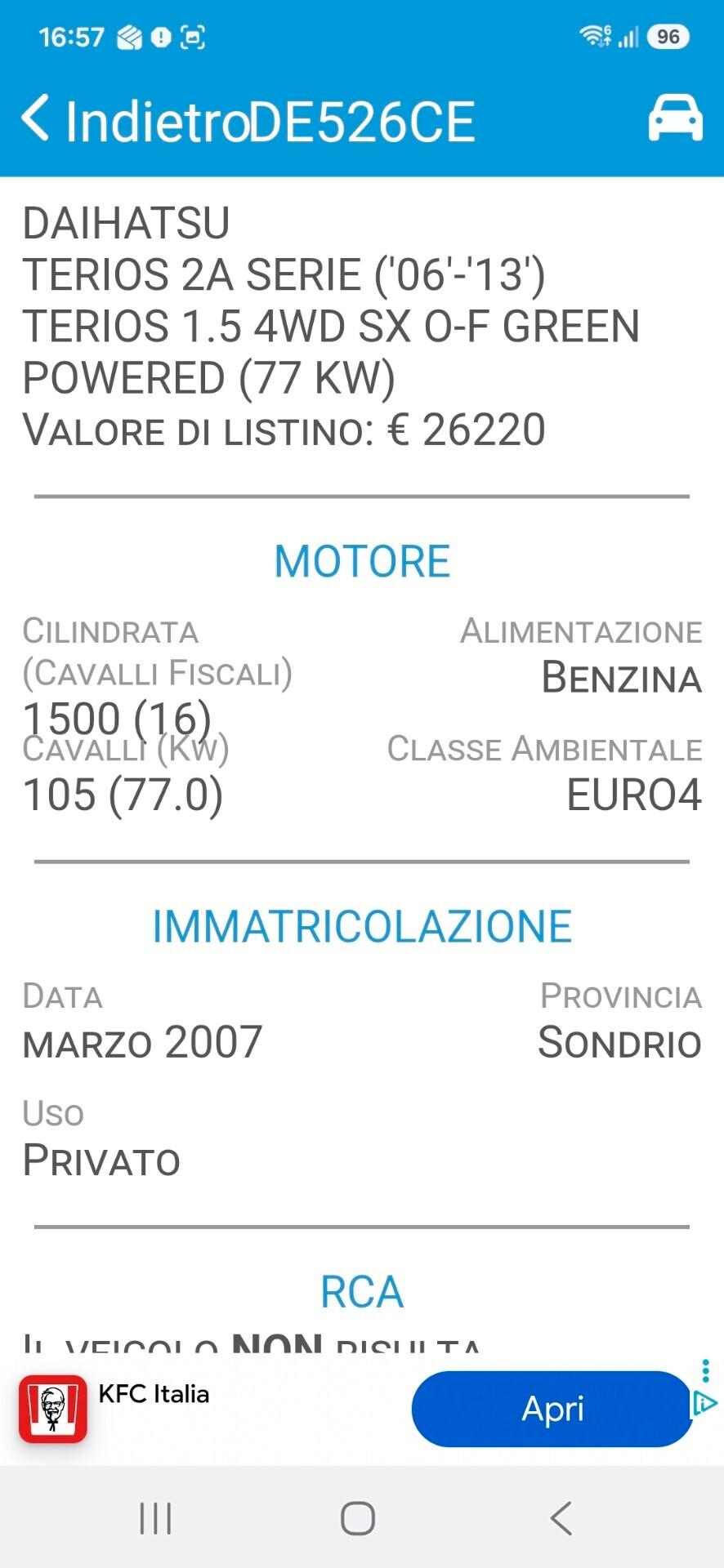Daihatsu Terios 1.5 4WD SX Green Powered