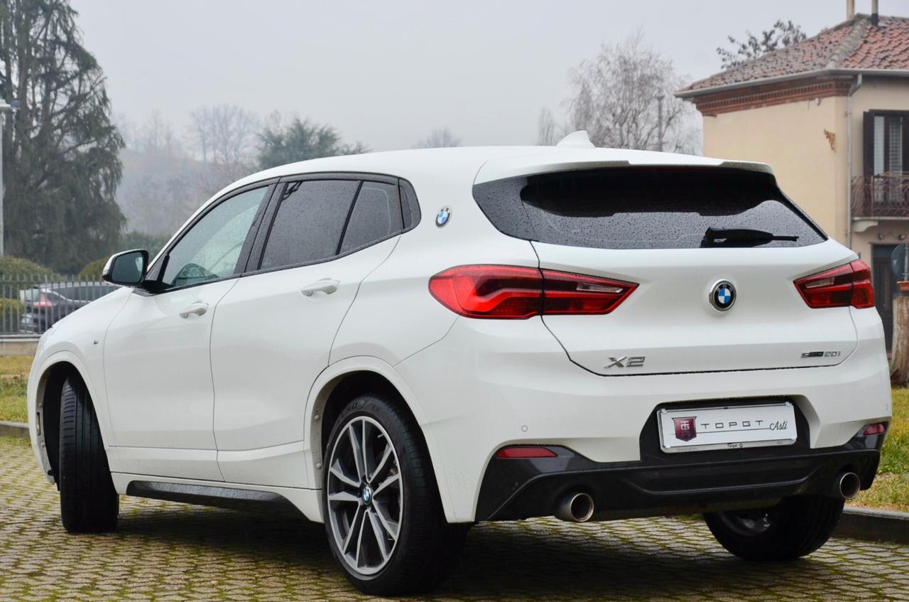 BMW X2 SDRIVE20i MSPORT 192 cv AUTO, GARANZIA BMW, SERVICE BMW, UFF ITALIANA, EURO 6D, FULL LED, NAVI, 19", PERMUTE