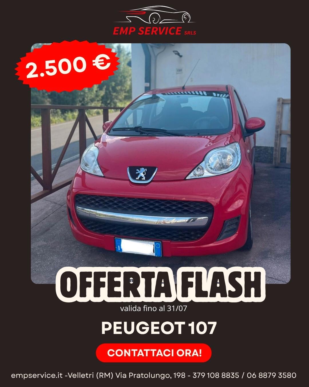 Peugeot 107 1.0 68CV 5p. Sweet Years
