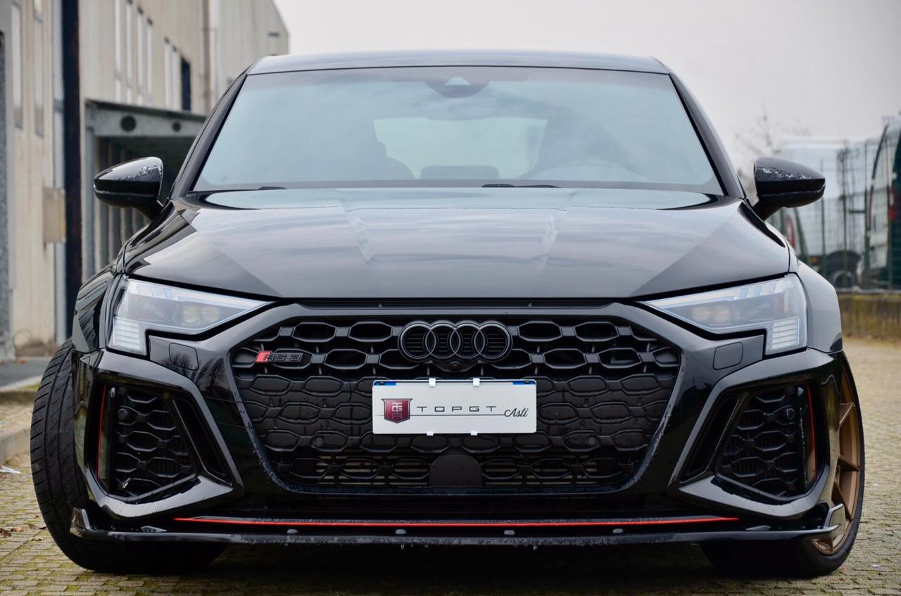 AUDI RS3 SPORTBACK 2.5 TFSI QUATTRO S-TRONIC 400cv, CARBOCERAMICA, GARANZIA UFF AUDI, UNICOPROPRIETARIO, UFF ITALIANA, BANG&OLUFSEN, MATRIX, PERMUTE