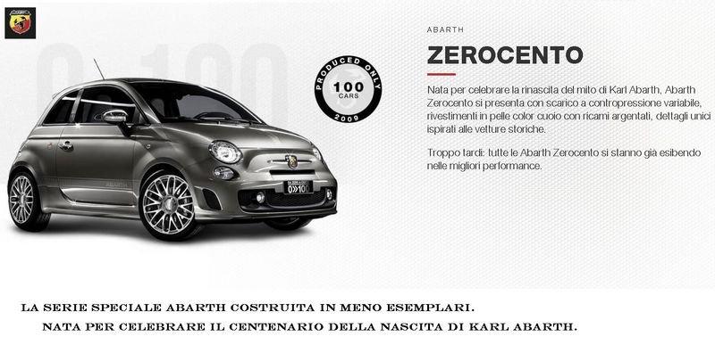 Abarth 500 500 1.4 Turbo T-Jet 160cv ZEROCENTO #64/100