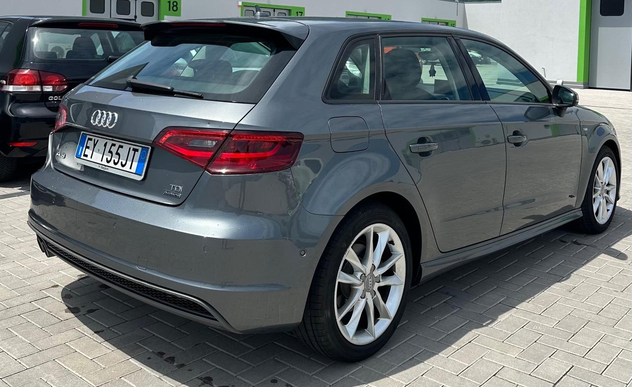 Audi A3 S line 2.0 TDI 150 CV QUATTRO