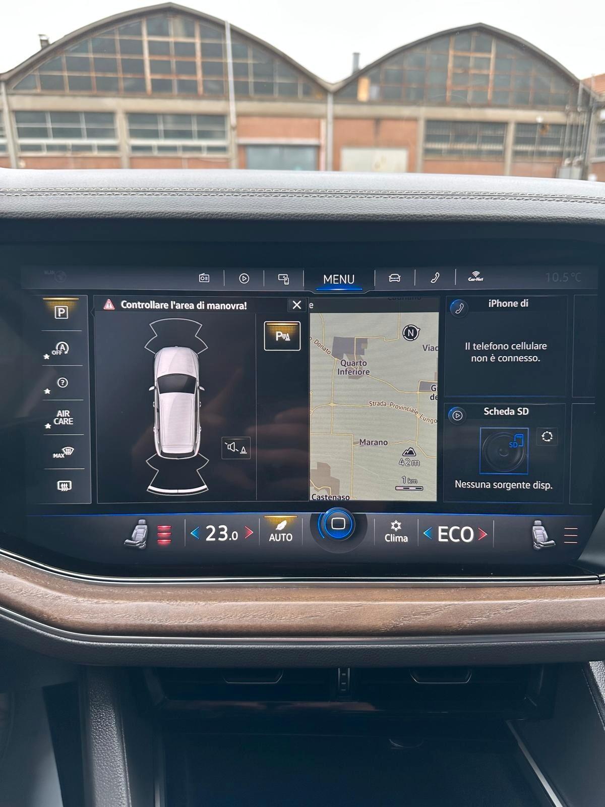 Volkswagen Touareg 3.0 V6 TDI SCR Atmosphere TETTO APRIBILE E INTERNI IN PELLE TOTALE CON MEMORIA