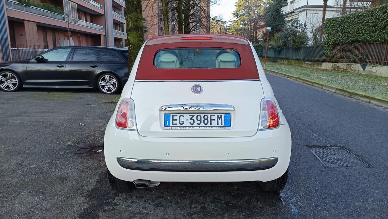 Fiat 500C 1.2 benzina anno 2012 cambio automatico Cabrio