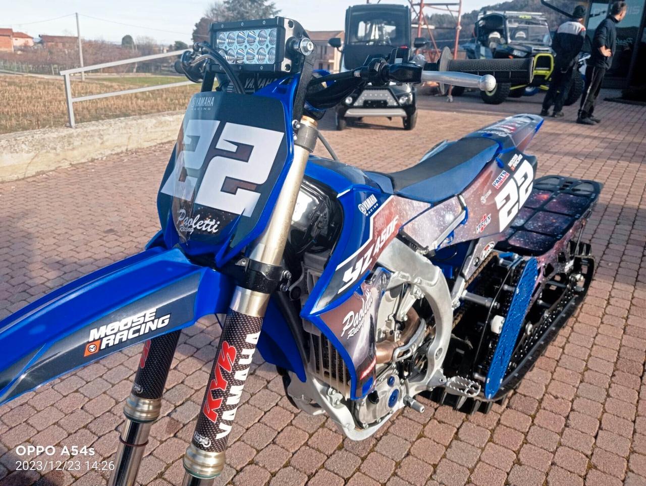 Yamaha yzf 450 kit cingoli snowbike da 127