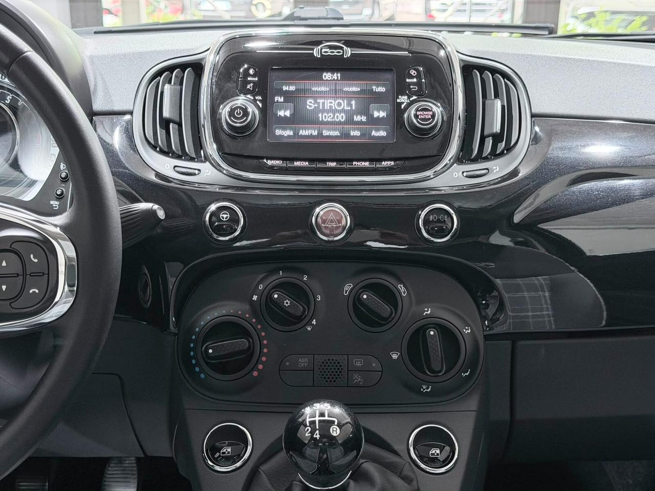 FIAT 500 1.2 69CV TETTO PANORAMICO 1PROPRIETARIO
