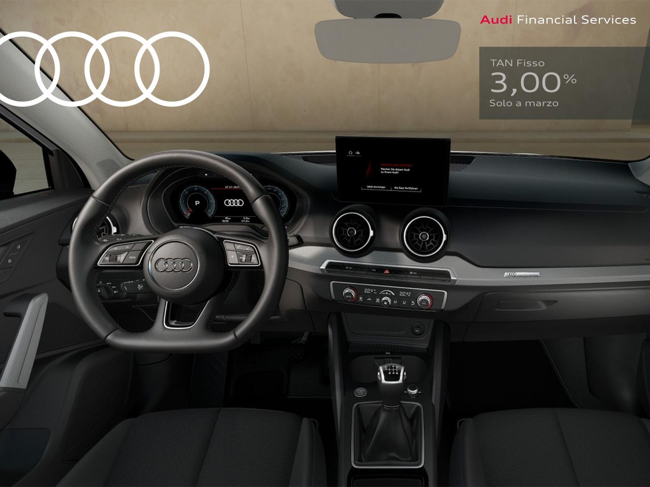 Audi Q2 30 2.0 tdi identity black