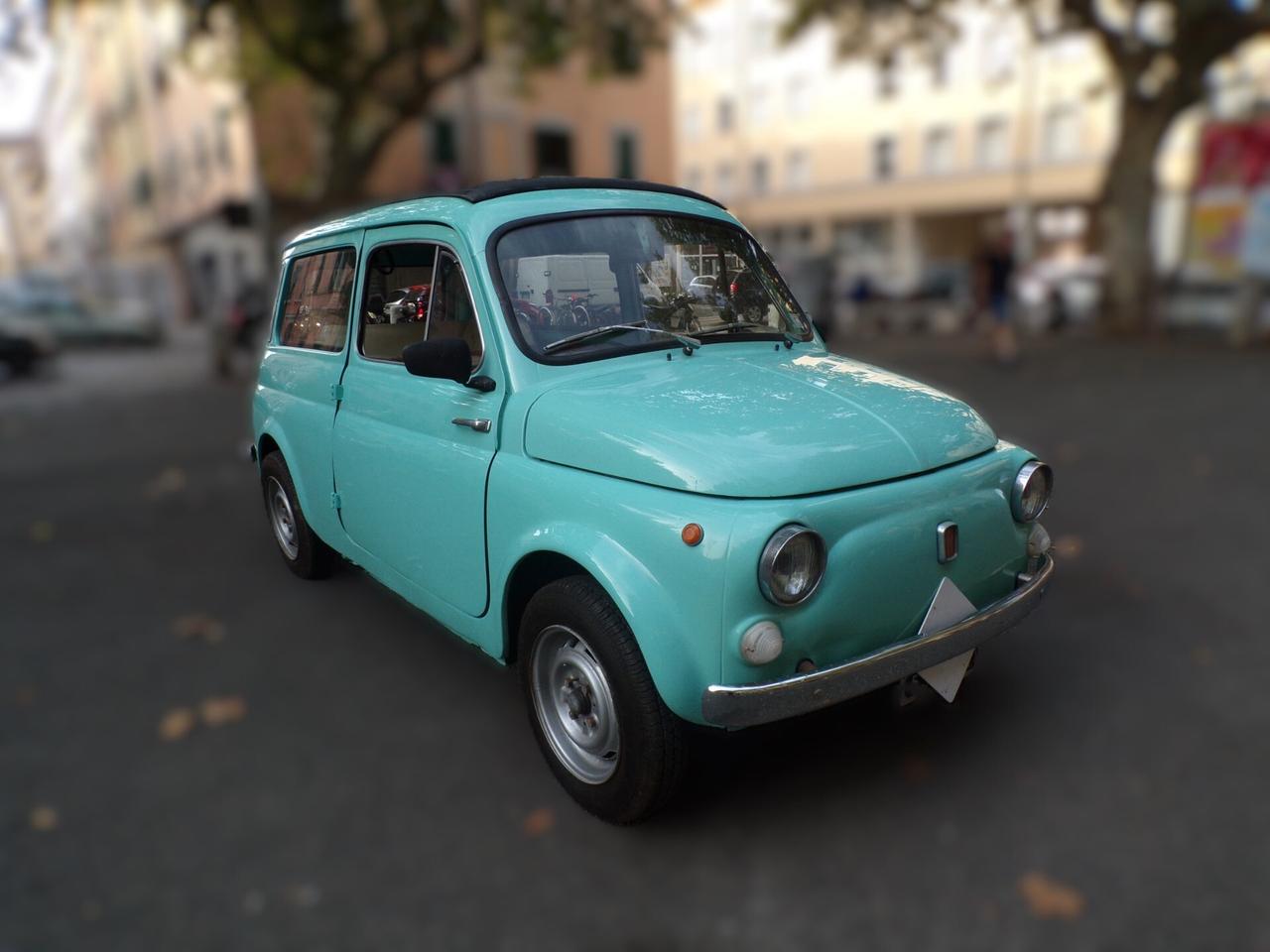 FIAT Autobianchi 500F - GIARDINIERA - ESEMPLARE UNICO - ISCRITTA ASI - LIBRETTO ORIGINALE