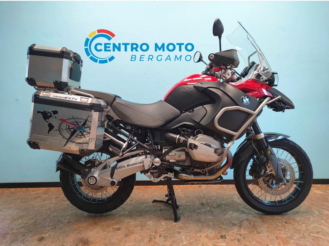 Bmw R 1200 GS Adventure con Tris valigie Alluminio