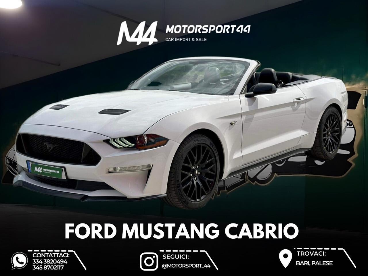 Ford Mustang 5.0 GT Cabrio Iva esposta