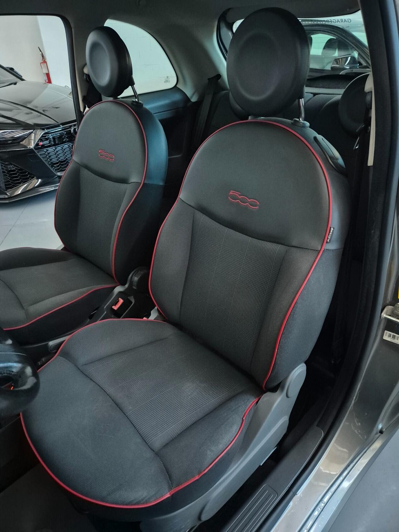 Fiat 500 1.2cc 69cv Tetto panoramico sensori di parcheggio