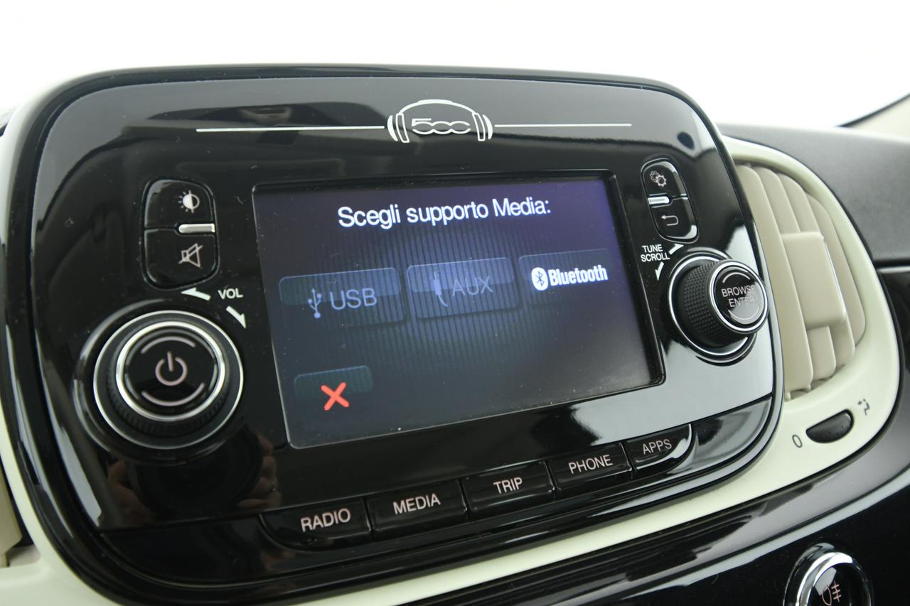 FIAT 500 1.2 Lounge 69cv TETTO PANO+BLUETOOTH