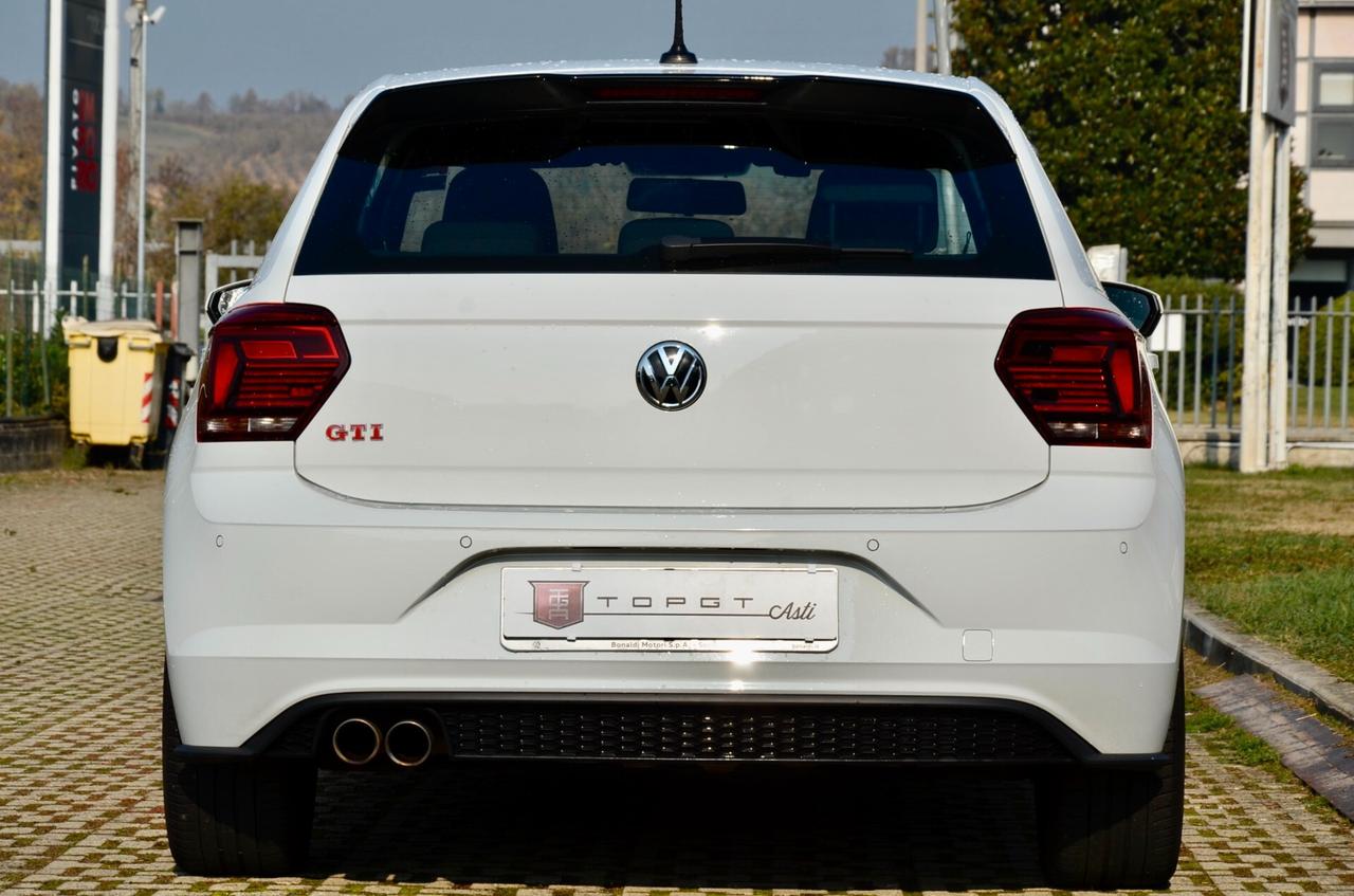 VOLKSWAGEN POLO GTI 5p 2.0 TSI 200cv DSG, SERVICE VW, EURO 6D, FARI LED, RETROCAMERA, APPLE ANDROID, 17", PERMUTE
