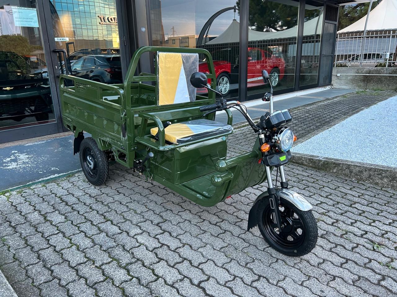Triciclo Scooter 3 ruote 100% Elettrico ribaltabile Furgone