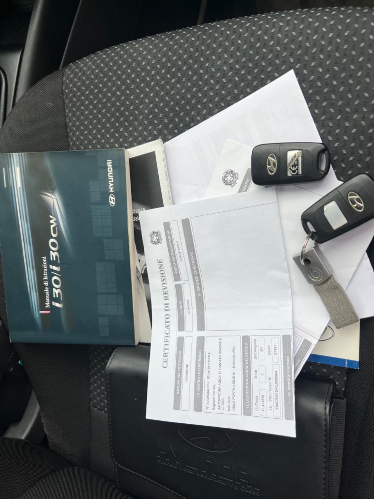 HYUNDAI I30 CW 1.6 DIESEL 90CV COMFORT POCHI KM 79 MILA