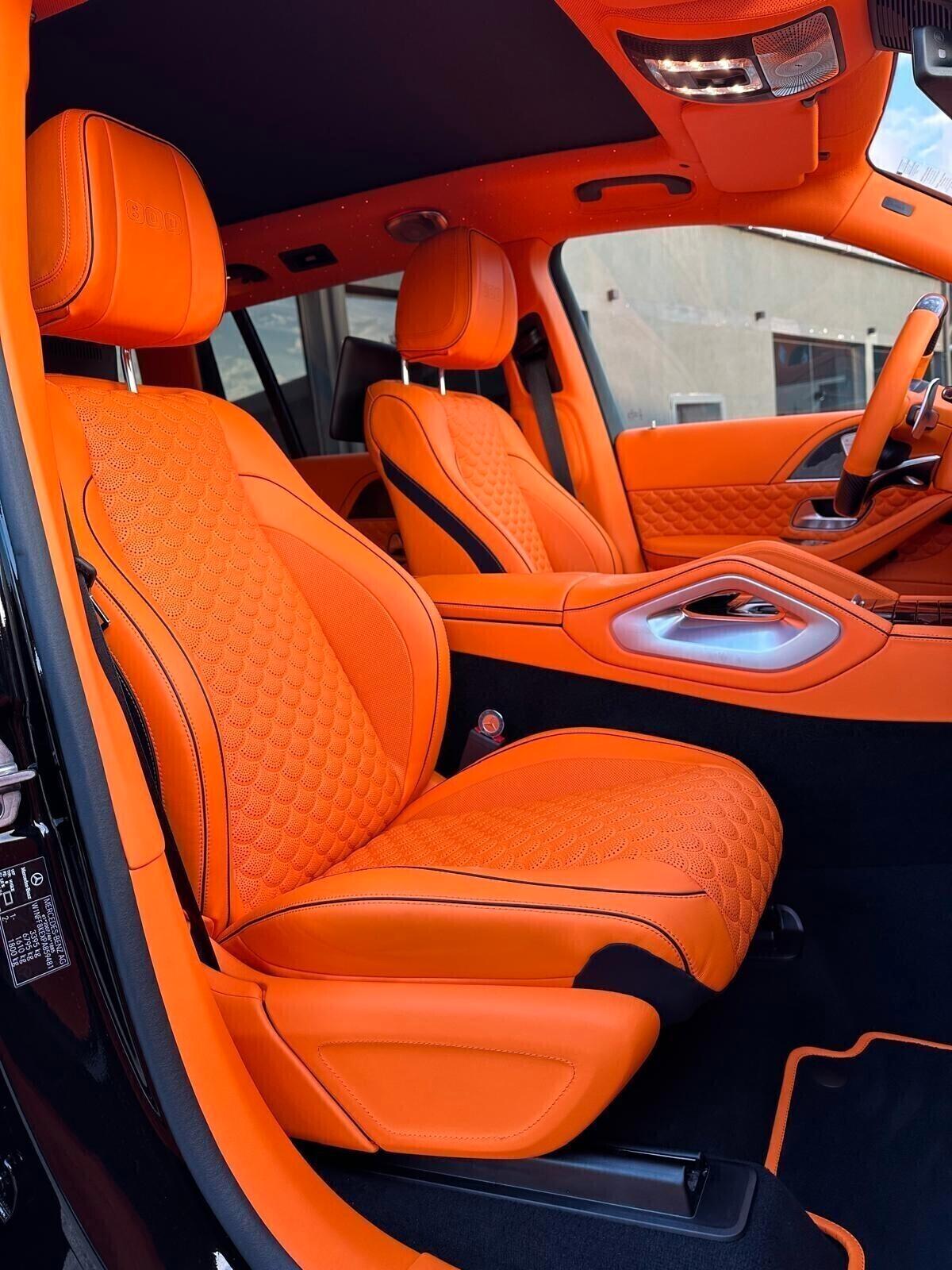 Mercedes-benz GLS 63 S AMG BRABUS 800/FULL ORANGE WIDESTAR/EXCLUSIV LEATHER^IVA ESPOSTA^