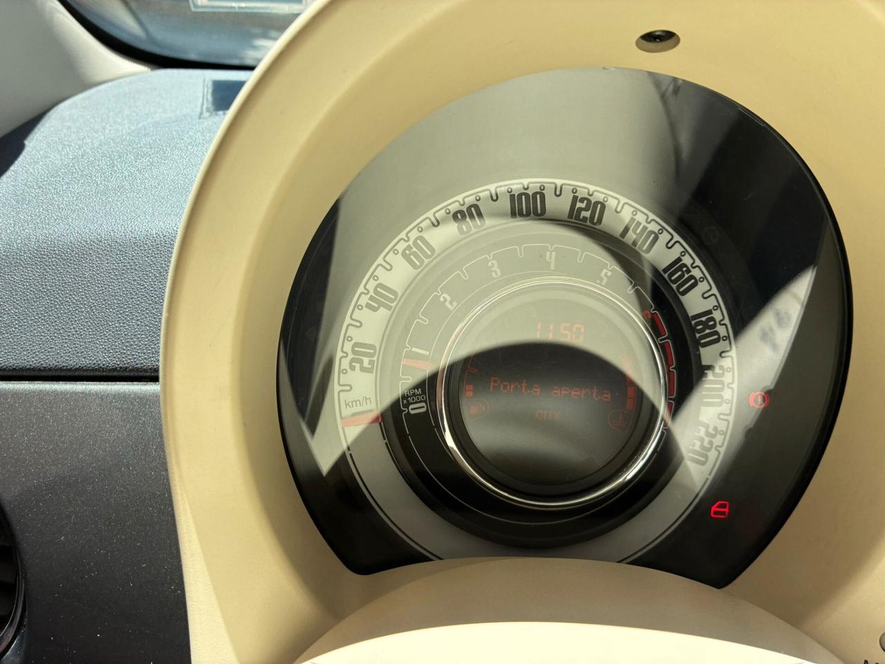 Fiat 500 1.2 Lounge tetto panoramico perfetta-14