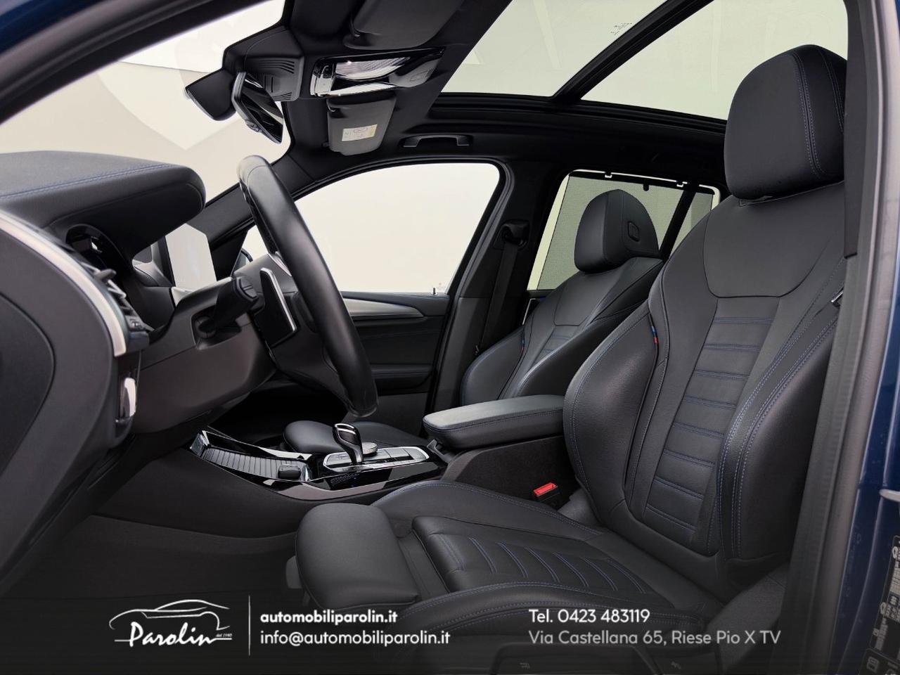 BMW X3 xDrive30d mhev 48V MSport Tetto-Pelle-ACC-360°