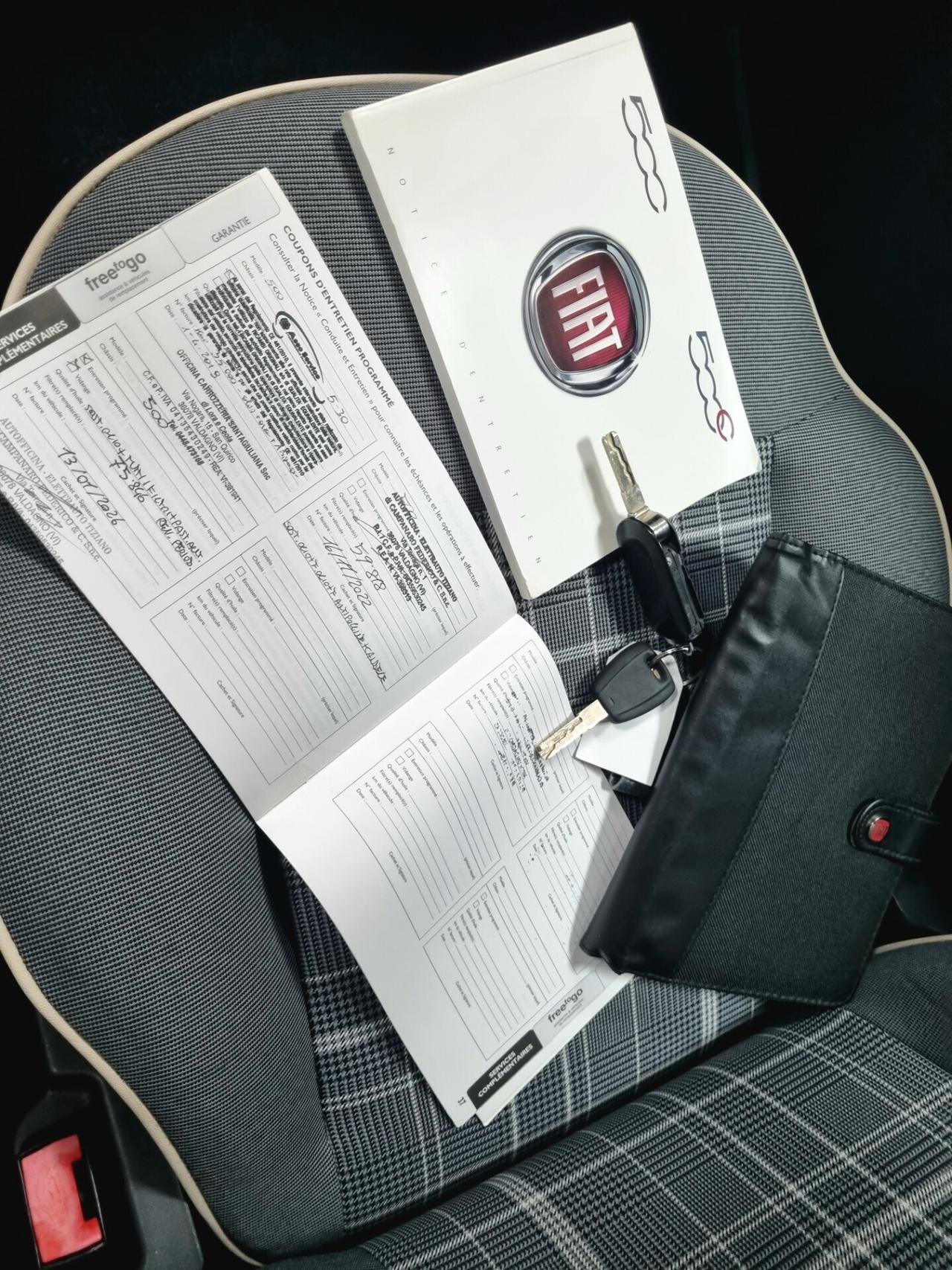 FIAT 500 1.2 BENZINA 69CV LOUNGE NEOPATENTATI