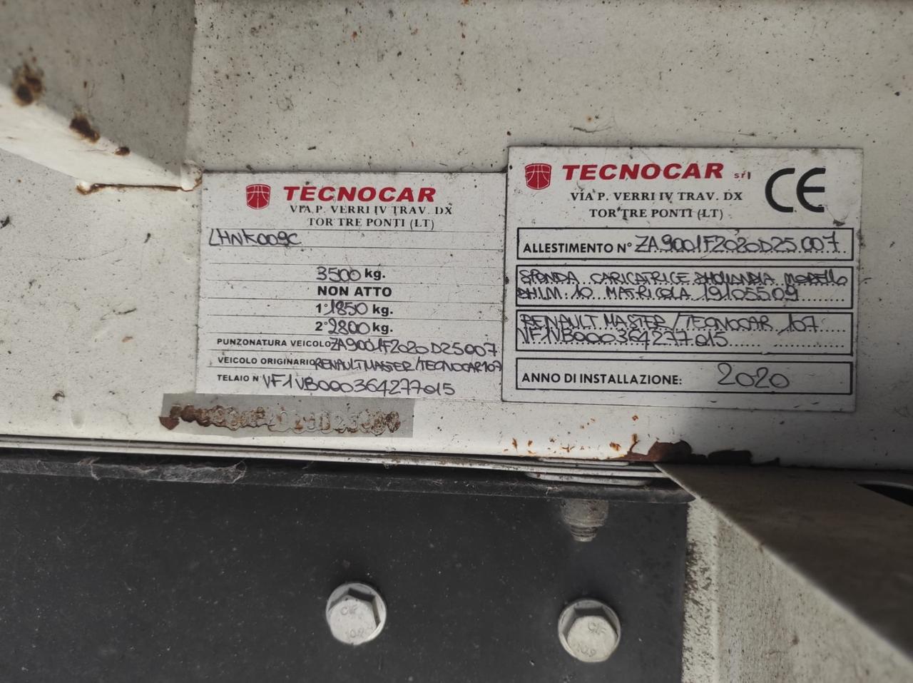 Renault Master T35 2.3 dCi 145 Cabinato *Sponda Iva Compresa