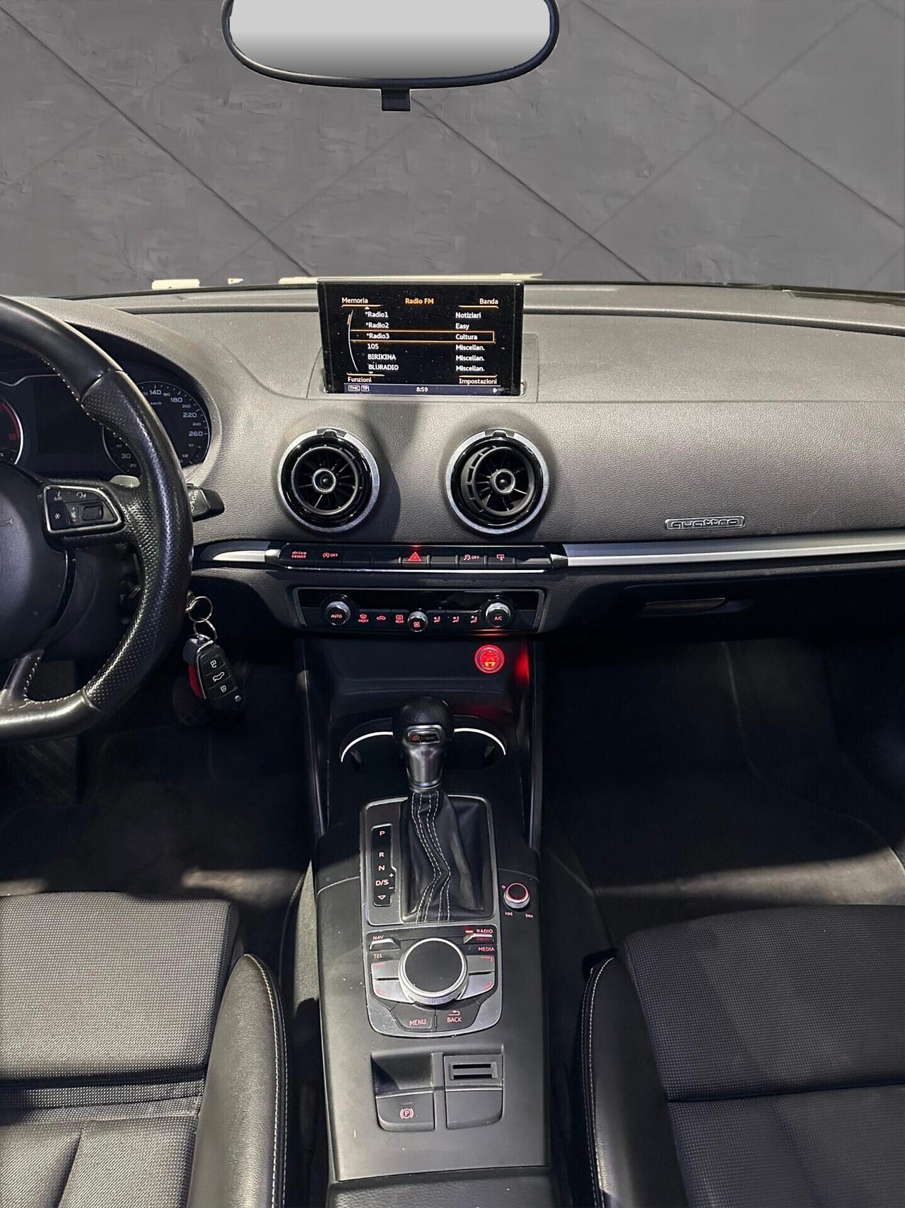 Audi A3 SPB 2.0 tdi quattro 184cv s-tronic S-LINE