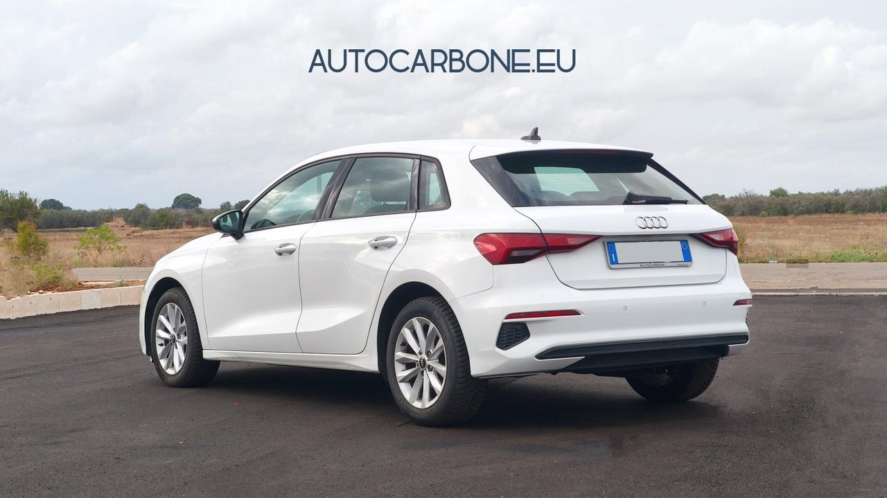 AUDI A3 SPB S-Tronic FULL LED 2021 2.0 Tdi 115cv