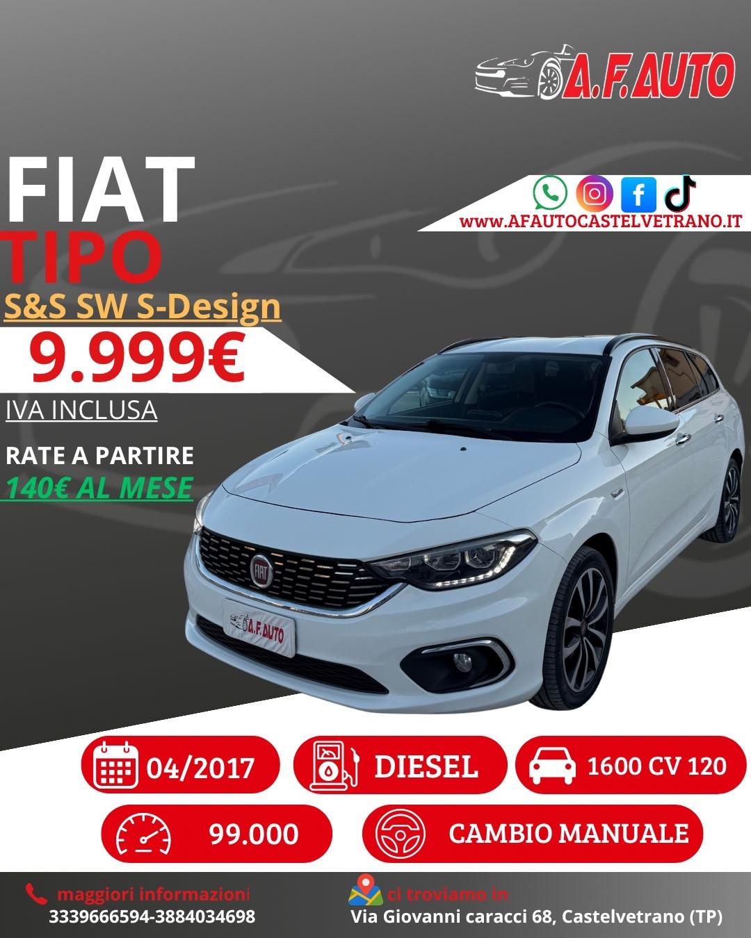 Fiat Tipo 1.6 Mjt S&S SW S-Design