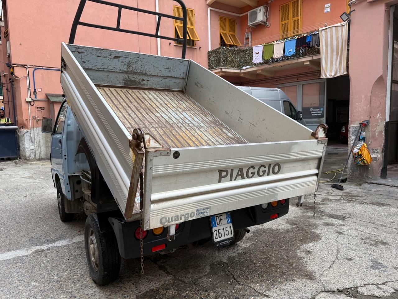 Piaggio quargo 800 diesel ribaltabile unico proprietario