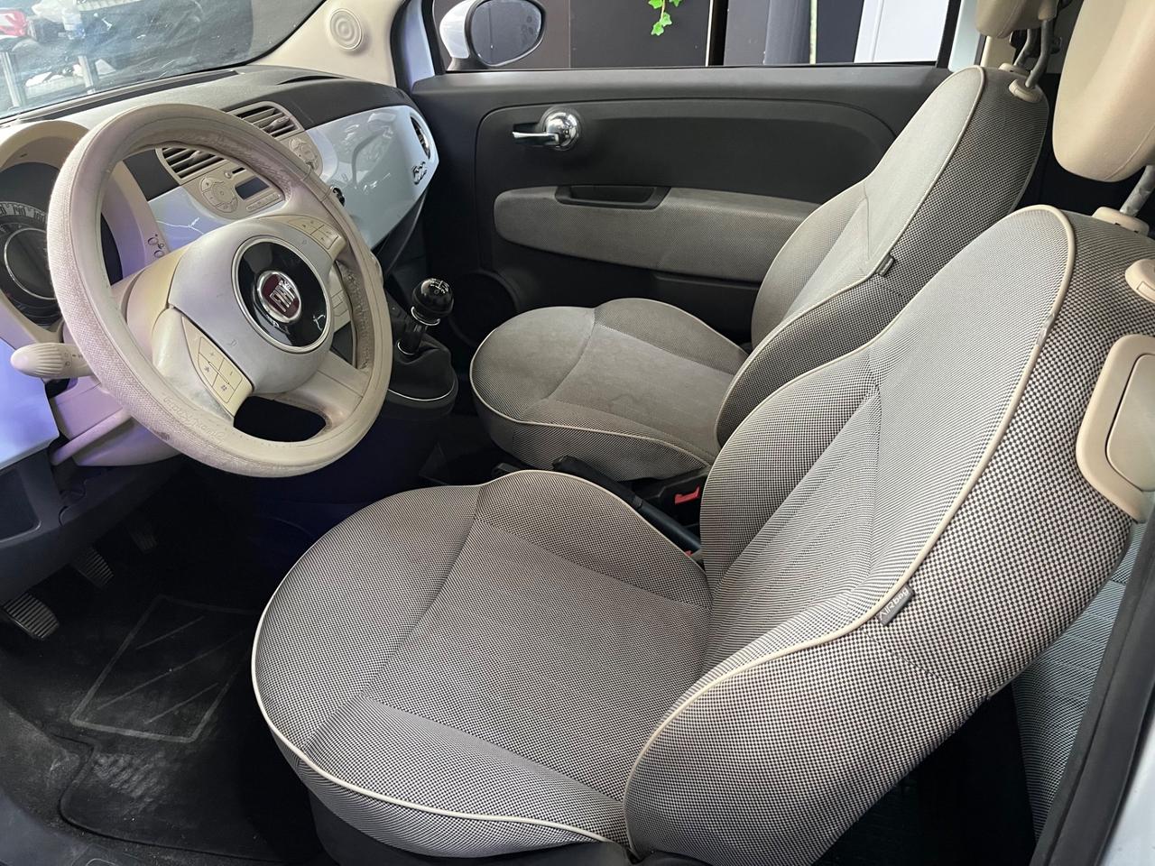 Fiat 500 1.2 Benzina (69 CV) – 2010 – Azzurro Chiaro