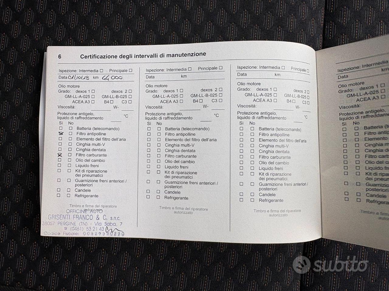 OPEL ZAFIRA 2.0 CDTI COSMO 7 POSTI AUTOMATICO