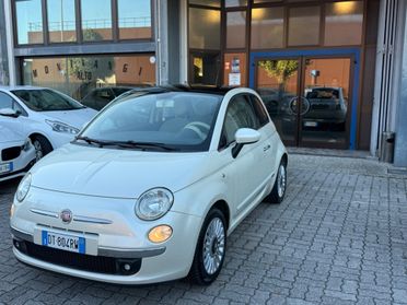 Fiat 500 Bianco speciale cielo panorama 1.2 Lounge