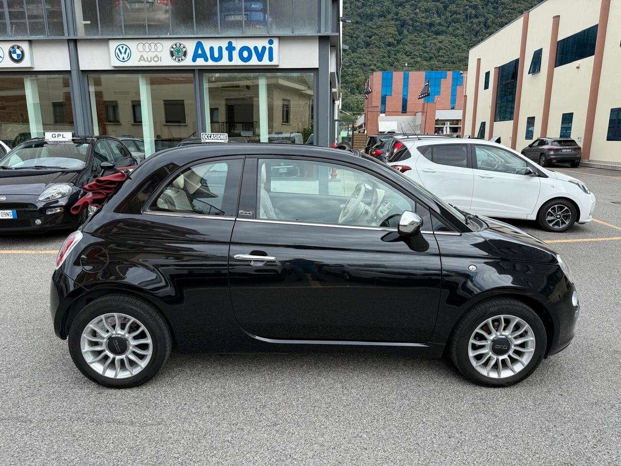 Fiat 500 Cabrio 0.9 TwinAir Turbo Lounge *Capote Rossa*