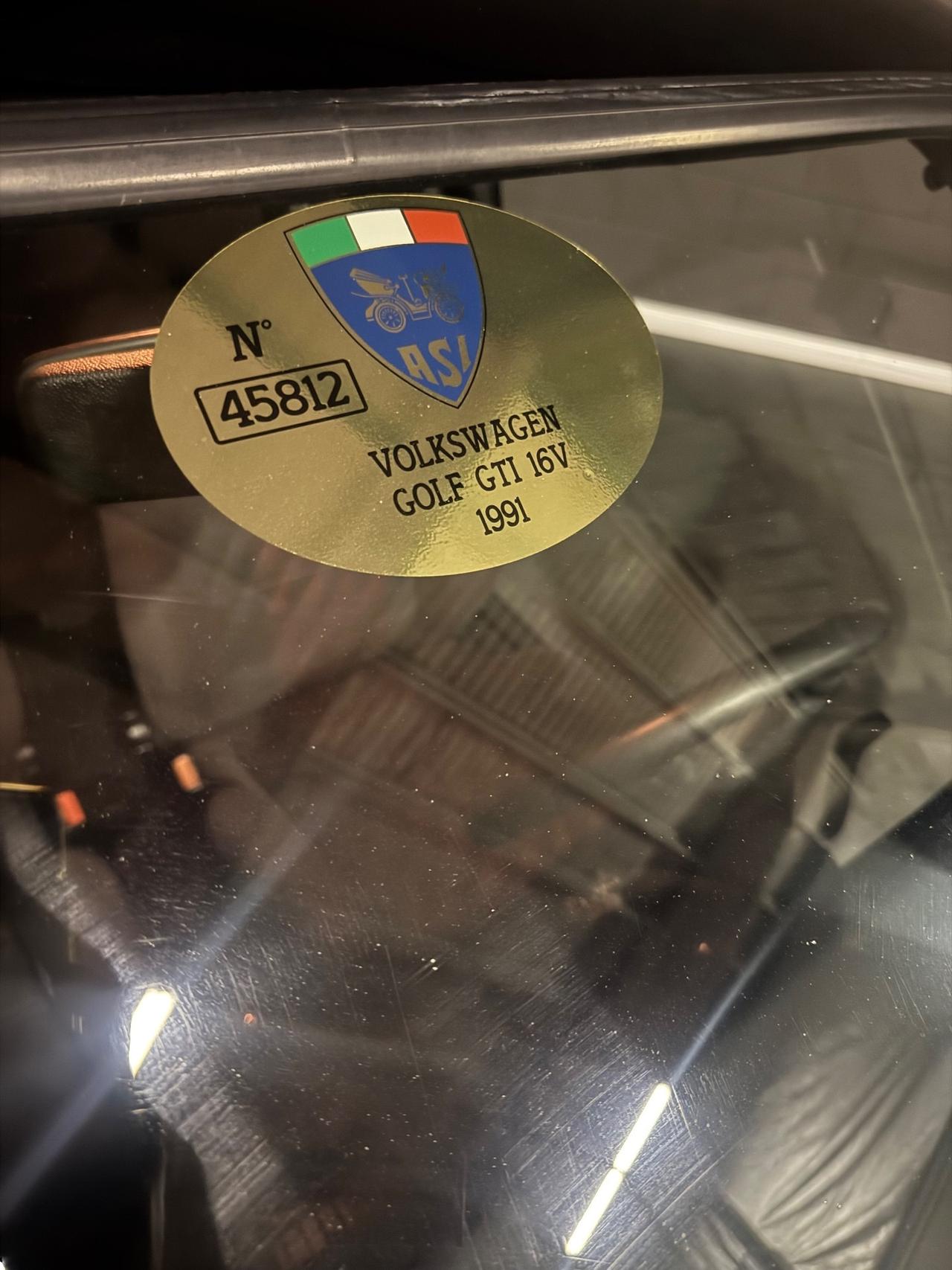 Volkswagen Golf GTI 1800 16V 3 porte ASI ORO E CRS