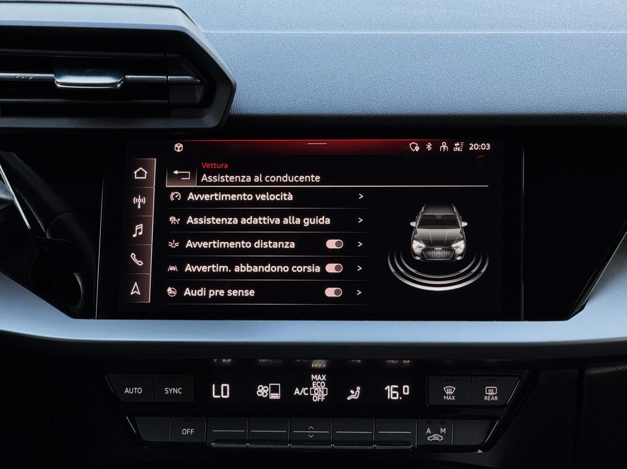 Audi A3 Sportback 35 TDI S-tronic 150CV S line MATRIX