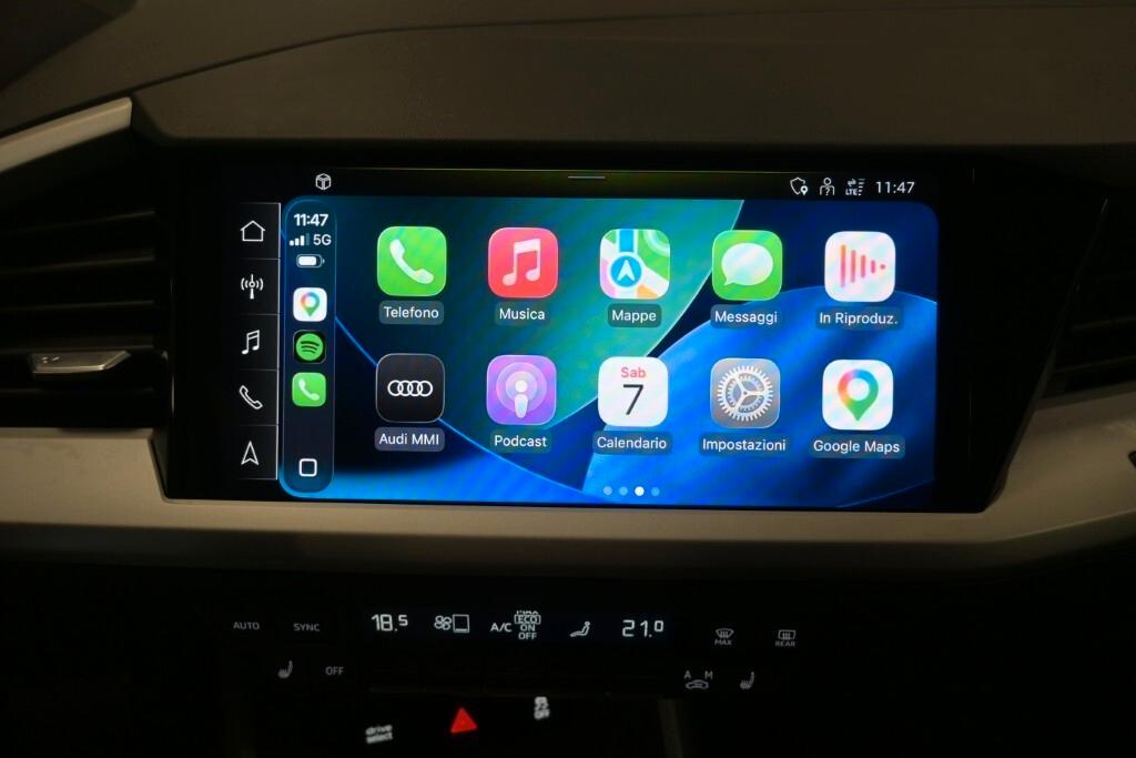 AUDI Q4 SPORTBACK 40 E-TRON 204CV AUTOMATIC S-LINE EDITION ( FARI LED - VIRTUAL COCKPIT - ADAPTIVE CRUISE - AMBIENT LIGHTS - NAVI - MIRROR - PDC - TELECAMERA POST. - CERCHI 20 )