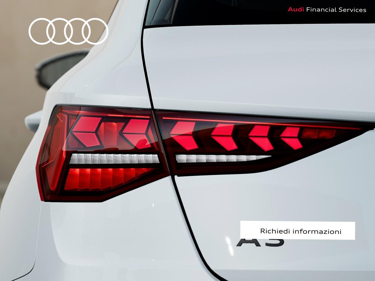 Audi A3 sportback 1.5 tfsi mhev s line edition 150cv s-tronic