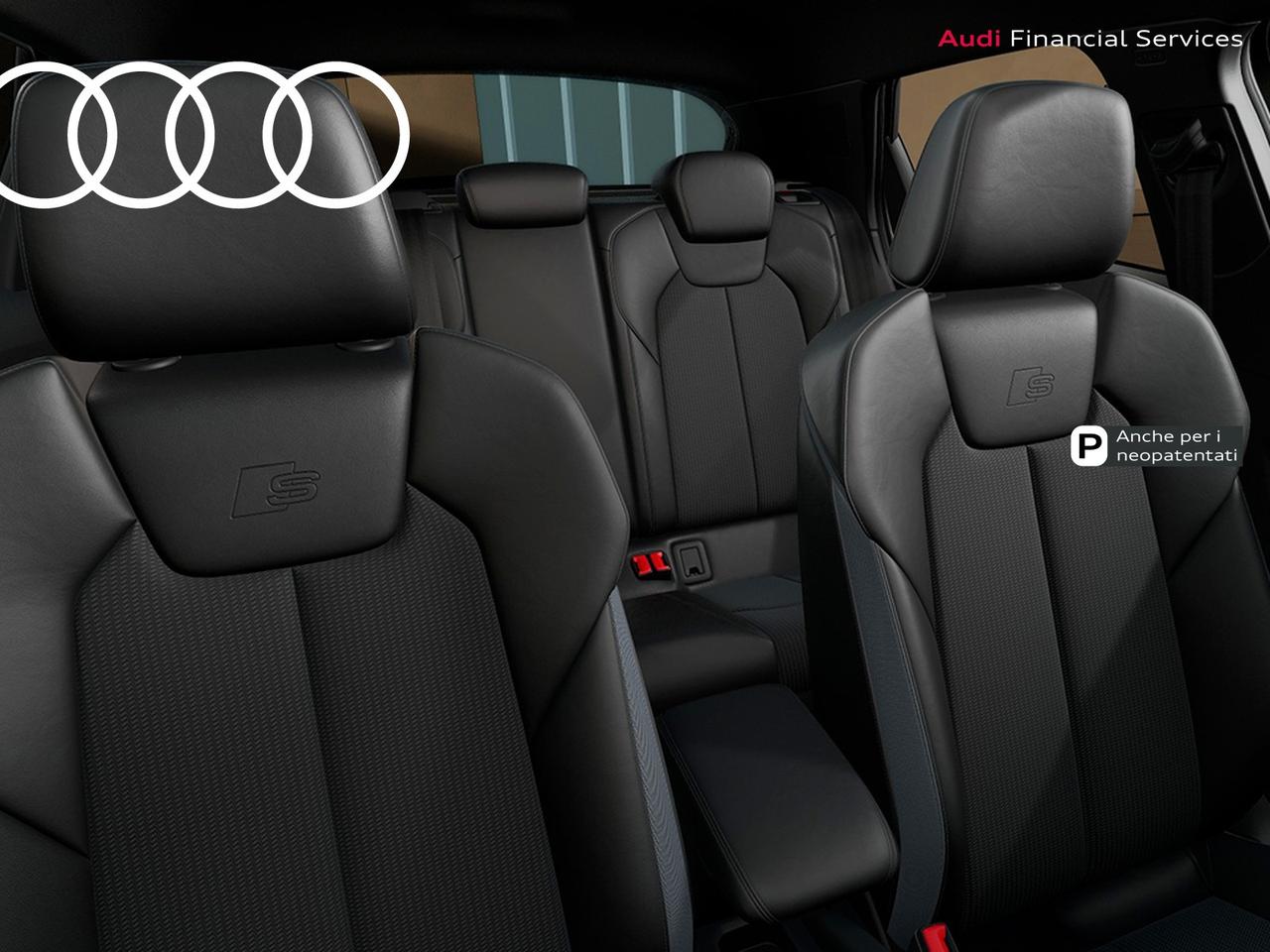 Audi A1 sportback 30 1.0 tfsi identity black 116cv s-tronic