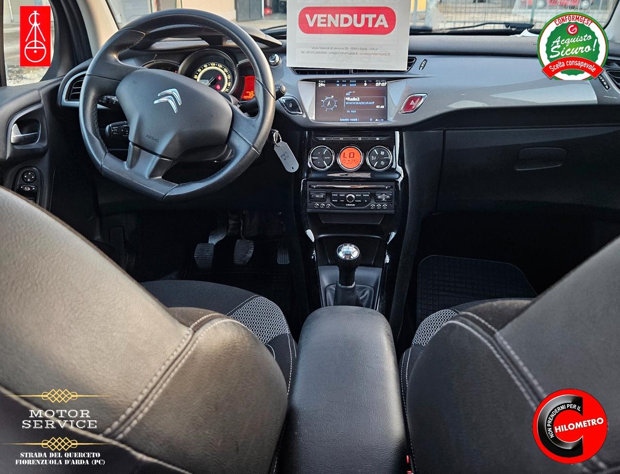 Citroen C3 1.2 benzina 82 Exclusive da 79€ mese