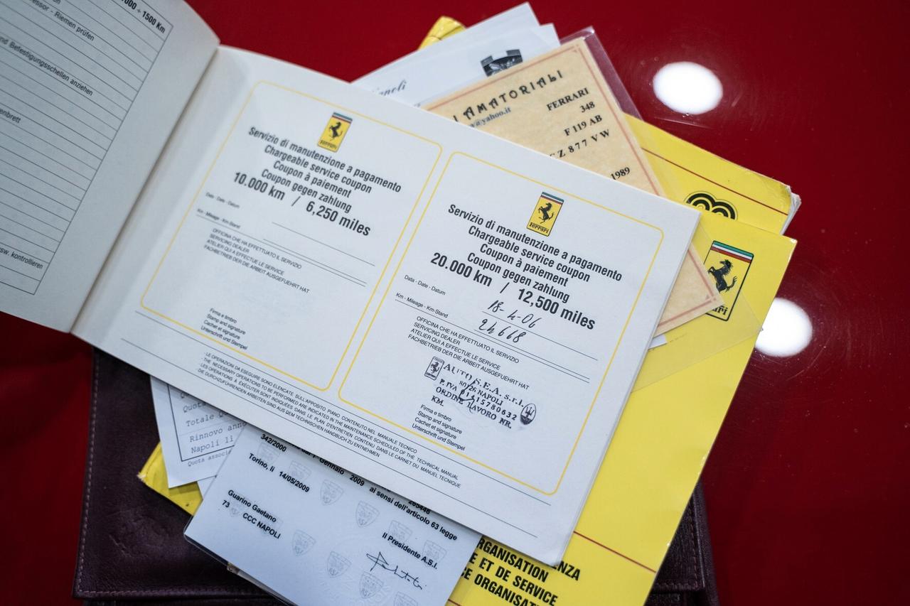 Ferrari 348 TB 3.4 300cv manuale ASI ITALIANA KM CERTIFICATI F