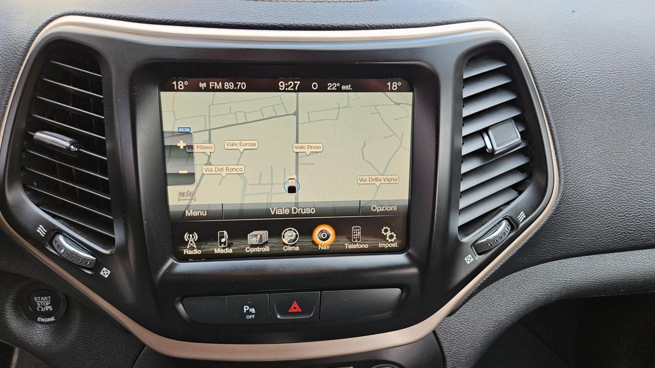Jeep Cherokee 2.2 mjt II Limited 4wd 200cv auto PELLE-CAMERA