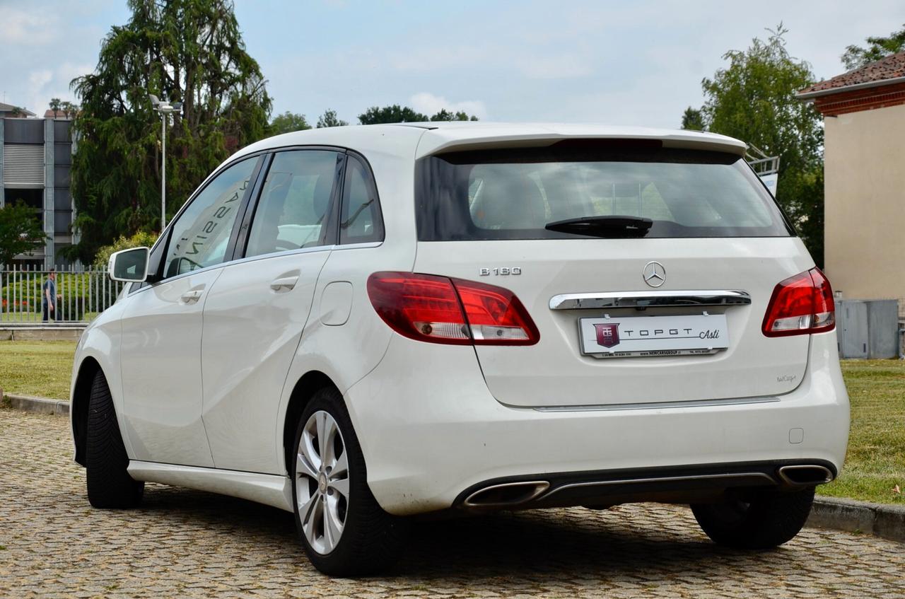 MERCEDES B180 1.6 SPORT 122cv MANUALE, EURO 6B, UFF ITALIANA, SERVICE DIMOSTRABILI, RETROCAMERA, PERMUTE