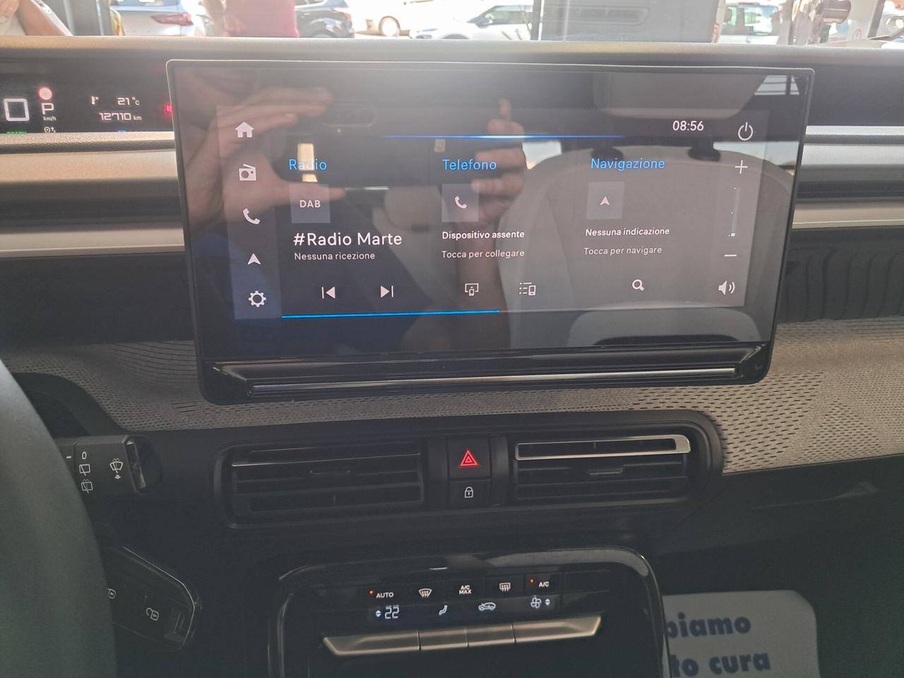 Citroen C3 e-C3 motore elettrico 113 cv Max