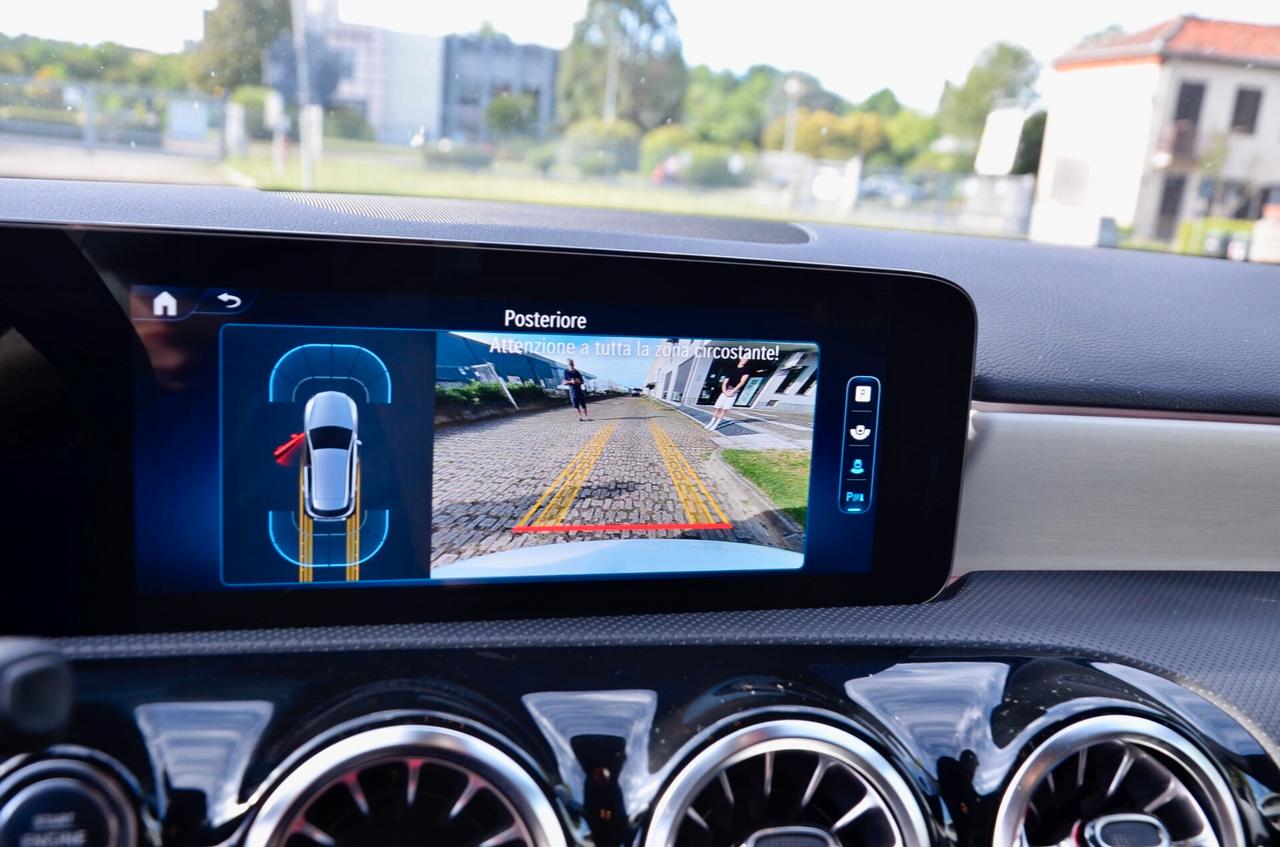 MERCEDES-BENZ A 180d AMG LINE PREMIUM PLUS 116cv AUTO, UFF ITALIANA, EURO 6D, SERVICE MERCEDES, FULL LED, RETROCAMERA, APPLE ANDROID, PERMUTE